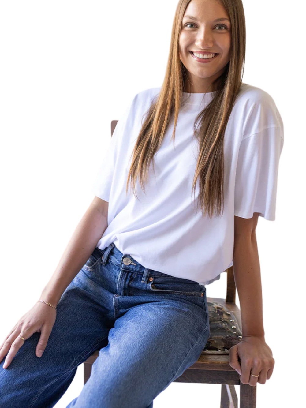 NWT Brunette the Label x Jilly Box : Boxy Tee XL/2XL MSRP $66